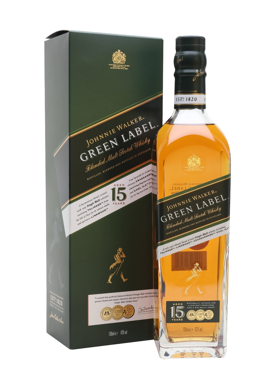 Johnnie Walker Green Label 15 yrs / giftbox - 75cl